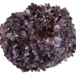 Amethyst Glass Cuff Bracelet